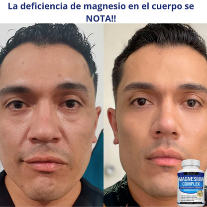 MAGNESIO COMPLEX 8 EN 1 - Recupera tu energía, equilibra tu cuerpo y mejora tu figura